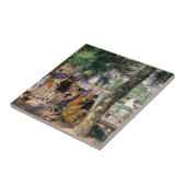 Pierre-Auguste Renoir - Baden op de Seine Tegeltje (Zijkant)