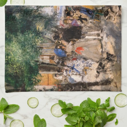 Pierre-Auguste Renoir - Baden op de Seine Theedoek (Gevouwen)