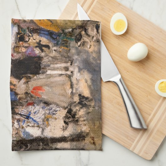 Pierre-Auguste Renoir - Baden op de Seine Theedoek (Quarter Fold)