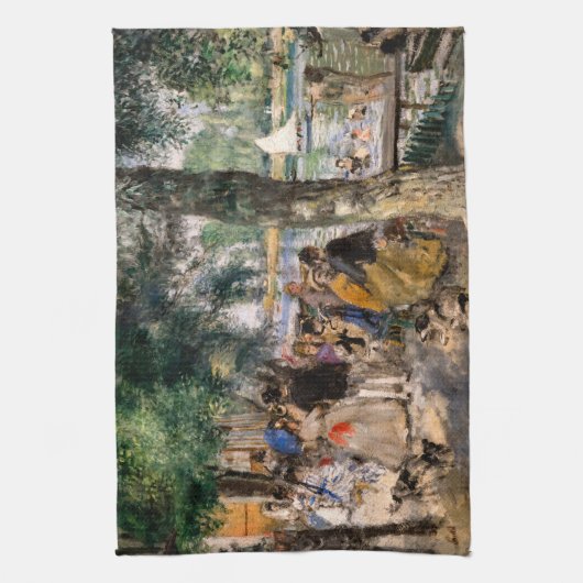 Pierre-Auguste Renoir - Baden op de Seine Theedoek (Verticaal)