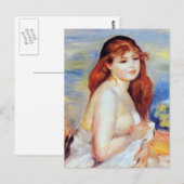 Pierre Auguste Renoir - Badende Briefkaart (Voorkant / Achterkant)