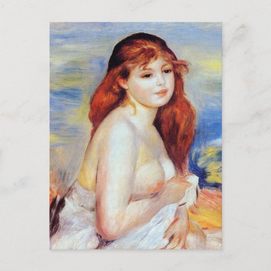 Pierre Auguste Renoir - Bather Briefkaart (Voorkant)