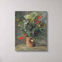 Pierre-Auguste Renoir - Bloemen in een vaas 1866