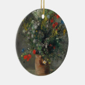 Pierre-Auguste Renoir - Bloemen in een vaas 1866 Keramisch Ornament (Rechts)