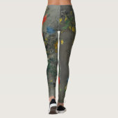 Pierre-Auguste Renoir - Bloemen in een vaas 1866 Leggings (Achterkant)