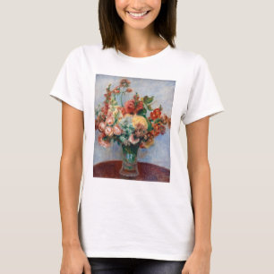 Pierre-Auguste Renoir - Bloemen in een vaas T-shirt
