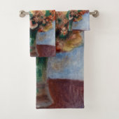 Pierre-Auguste Renoir - Bloemen in een Vase Bad Handdoek (Insitu)