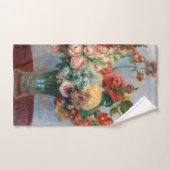 Pierre-Auguste Renoir - Bloemen in een Vase Bad Handdoek (Handdoek)