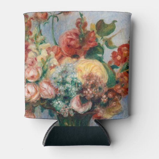 Pierre-Auguste Renoir - Bloemen in een Vase Blikjeskoeler (Voorkant)