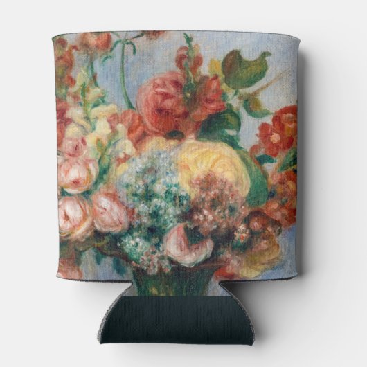 Pierre-Auguste Renoir - Bloemen in een Vase Blikjeskoeler (Achterkant)