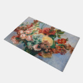 Pierre-Auguste Renoir - Bloemen in een Vase Deurmat (Schuin)