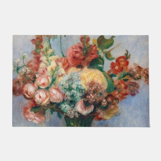 Pierre-Auguste Renoir - Bloemen in een Vase Deurmat (Voorkant)