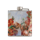 Pierre-Auguste Renoir - Bloemen in een Vase Heupfles (Achterkant)