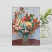 Pierre-Auguste Renoir - Bloemen in een Vase Kaart (Staand voorkant)