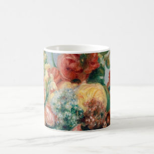 Pierre-Auguste Renoir - Bloemen in een Vase Koffiemok