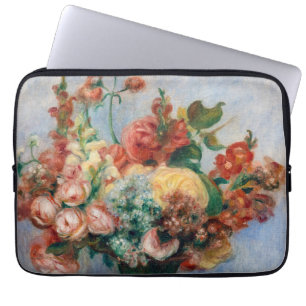 Pierre-Auguste Renoir - Bloemen in een Vase Laptop Sleeve