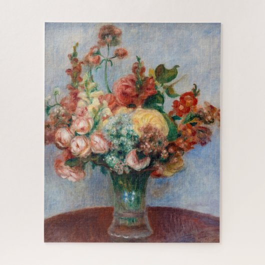 Pierre-Auguste Renoir - Bloemen in een Vase Legpuzzel (Verticaal)