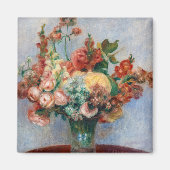 Pierre-Auguste Renoir - Bloemen in een Vase Magneet (Voorkant)