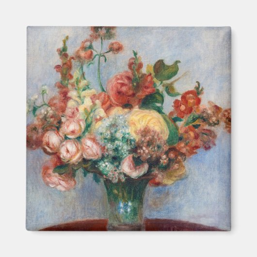 Pierre-Auguste Renoir - Bloemen in een Vase Magneet (Voorkant)