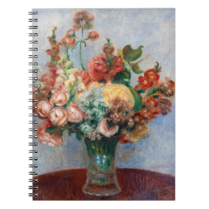 Pierre-Auguste Renoir - Bloemen in een Vase Notitieboek