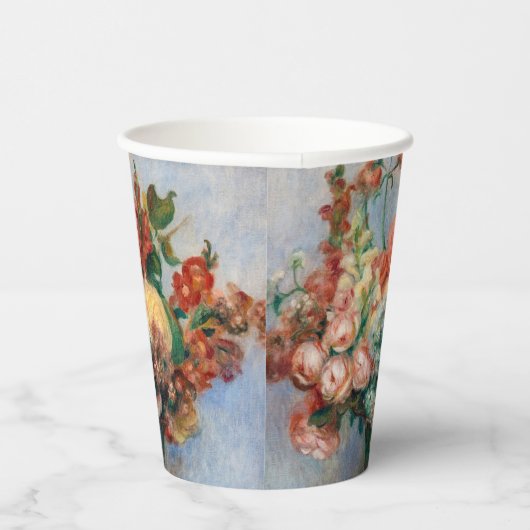 Pierre-Auguste Renoir - Bloemen in een Vase Papieren Bekers (Rechts)