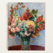 Pierre-Auguste Renoir - Bloemen in een Vase Planner (Voorkant)