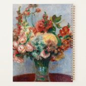 Pierre-Auguste Renoir - Bloemen in een Vase Planner (Achterkant)