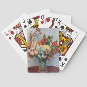 Pierre-Auguste Renoir - Bloemen in een Vase Pokerkaarten