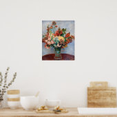 Pierre-Auguste Renoir - Bloemen in een Vase Poster (Keuken)