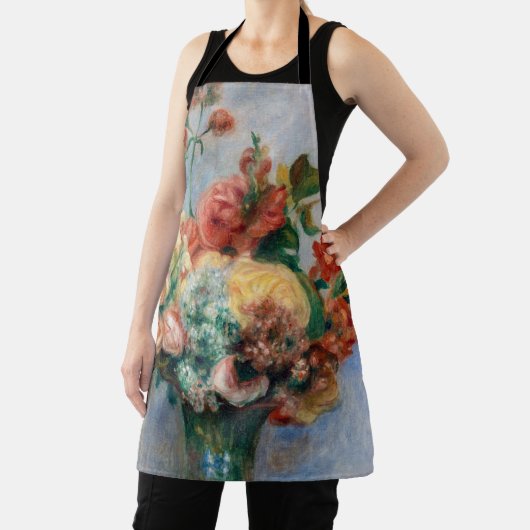 Pierre-Auguste Renoir - Bloemen in een Vase Schort (Insitu)