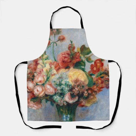 Pierre-Auguste Renoir - Bloemen in een Vase Schort (Voorkant)
