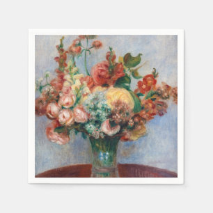 Pierre-Auguste Renoir - Bloemen in een Vase Servet
