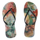 Pierre-Auguste Renoir - Bloemen in een Vase Teenslippers (Voetbed)