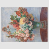 Pierre-Auguste Renoir - Bloemen in een Vase Tissuepapier (Voorkant)