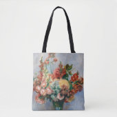 Pierre-Auguste Renoir - Bloemen in een Vase Tote Bag (Voorkant)