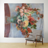 Pierre-Auguste Renoir - Bloemen in een Vase Wandkleed (In Situ (horizontaal))