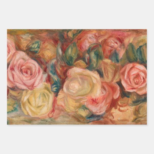 Pierre-Auguste Renoir - Bloemen selecteren Inpakpapier Vel (Voorkant)