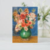 Pierre-Auguste Renoir - Boeket Bedankkaart (Staand voorkant)