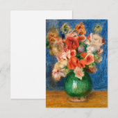 Pierre-Auguste Renoir - Boeket Bedankkaart (Voorkant / Achterkant)