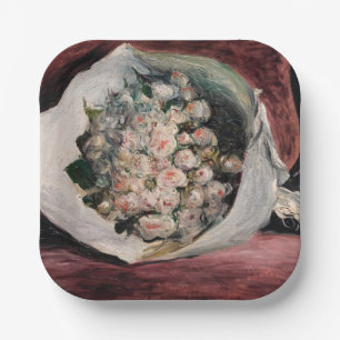 Pierre-Auguste Renoir - Boeket in een Doos Papieren Bordje
