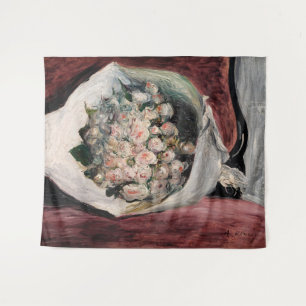 Pierre-Auguste Renoir - Boeket in een doos Wandkleed