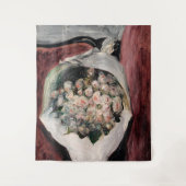 Pierre-Auguste Renoir - Boeket in een doos Wandkleed (Voorkant)