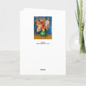 Pierre-Auguste Renoir - Boeket Kaart (Achterkant)