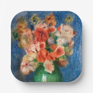 Pierre-Auguste Renoir - Boeket Papieren Bordje