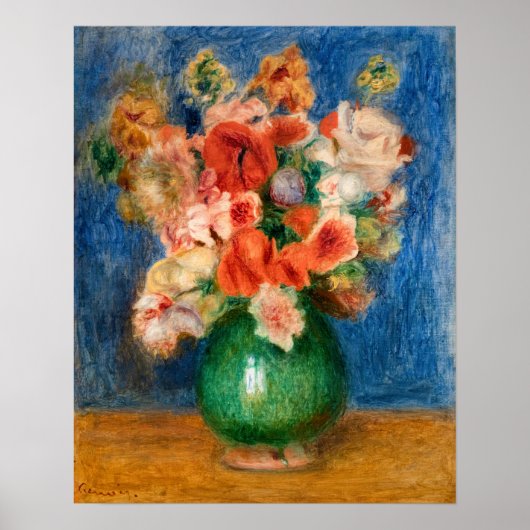 Pierre-Auguste Renoir - Boeket Poster (Voorkant)