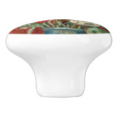 Pierre-Auguste Renoir - Boeket tulpen Keramische Knop (Zijkant)