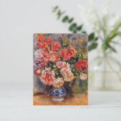 Pierre-Auguste Renoir-Bouquet Briefkaart (Staand voorkant)