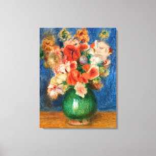 Pierre-Auguste Renoir - Bouquet Canvas Afdruk