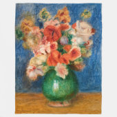 Pierre-Auguste Renoir - Bouquet Fleece Deken (Voorkant)