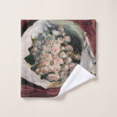 Pierre-Auguste Renoir - Bouquet in een doos Bad Handdoek (Wasdoekje)